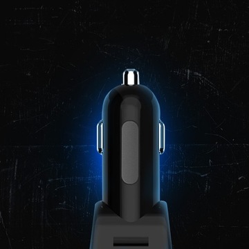 Разветвитель прикуривателя, 12–24 В, зарядное устройство, 2 порта USB, вольтметр QC, 150 Вт
