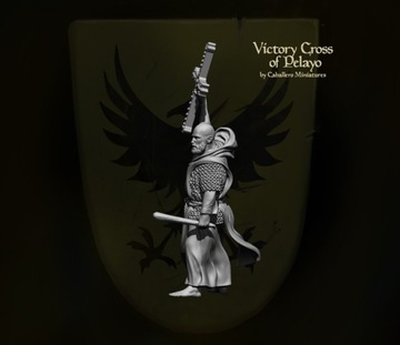 Священник держит крест Пелайо - Кабальеро