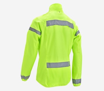 ВЕЛОСИПЕДНАЯ КУРТКА С ФЛУОРЕСЦЕНТНОЙ СВЕТООТРАЖАЮЩЕЙ СВЯЗЬЮ ЗАЩИТА ОТ ДОЖДЯ