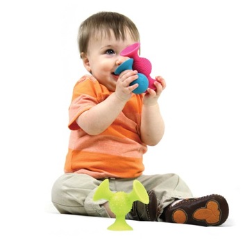 Погремушки на присосках Bobo, большие тяжелые, 3 шт.