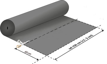 PIANKA KALETNICZA 3 mm SZARA GĘSTA ELASTYCZNA GĄBKA TAPICERSKA