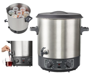 Garnek do pasteryzacji Sencor 1800W 30-100 °C 27l