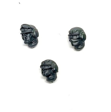 M64 Gwardia Astra Militarum Cadia główki 3 szt arciarz artylerzysta