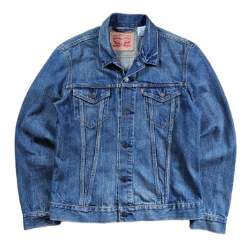 Kurtka Jeansowa Katana LEVIS Dżins Denim Jeans Trucker Męska L