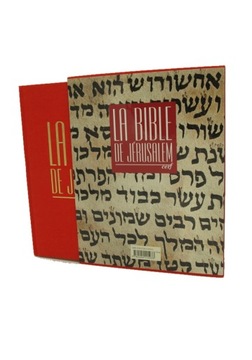 La Bible de Jerusalem - Major toile rouge