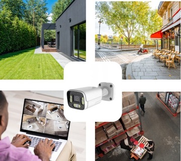 НАРУЖНАЯ IP-КАМЕРА С POE ТРУБКОЙ ВОДОНЕПРОНИЦАЕМАЯ SONY IP ZOOM СЛЕЖЕНИЕ 5 Мпикс SD