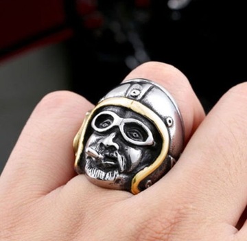 Кольцо-печатка ROUTE 66 Biker 247 Мотоциклист