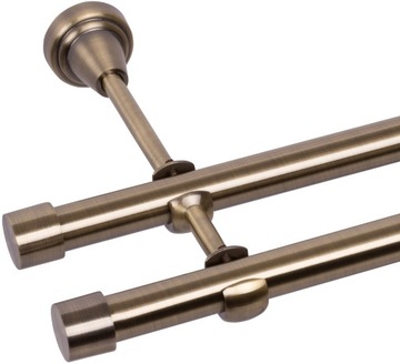 ДВОЙНОЙ КАРДИН 240 СМ 19+19 ММ SUN METAL 3 ЦВЕТА RENA