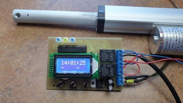 Sterownik Siłownik Zegarkowy Kurnik BK 2T LCD2x8