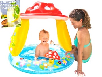 INTEX Basen dla dzieci z daszkiem Muchomor