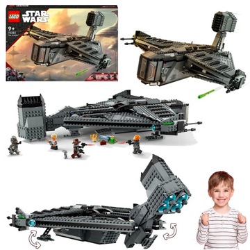 LEGO STAR WARS STATEK ŁOWCY NAGRÓD JUSTIFIER GWIEZDNE WOJNY PARSZYWA ZGRAJA