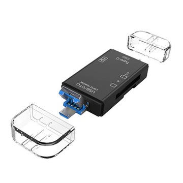 КАРТРИДЕР 5 В 1 USB MICRO TYPE-C MICROSD USB-C