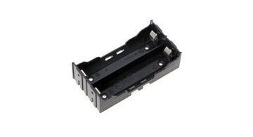 KOSZYK NA 2 BATERIE 18650 DO PCB Z BLASZKAMI