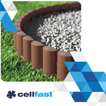 Palisada Ogrodowa Obrzeże Ogrodowe Cellfast Trawnikowa 2,4m x 9,5cm Brązowa