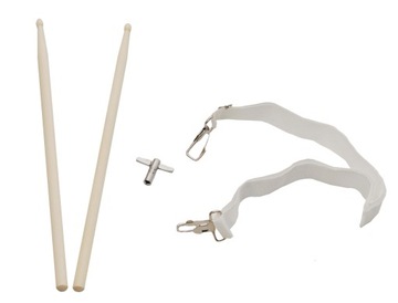 СТАЛЬНАЯ МЕДЬКА 14–5,5 ДЮЙМОВ + РЕМЕНЬ + 2 барабанных барабана