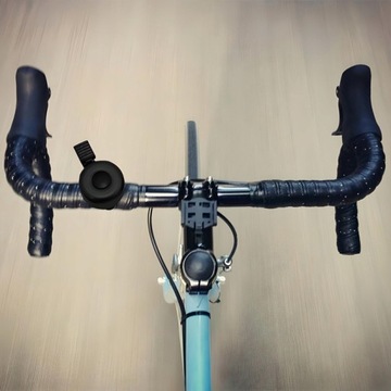 ГРОМКИЙ МЕТАЛЛИЧЕСКИЙ АЛЮМИНИЕВЫЙ ВЕЛОСИПЕДНЫЙ ЗВОНОК ДЛЯ ЧЕРНОГО МИНИ-ВЕЛОСИПЕДА