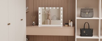 58*45 см зеркало макияжа 15 -й голливудский электронный зеркал в стиле