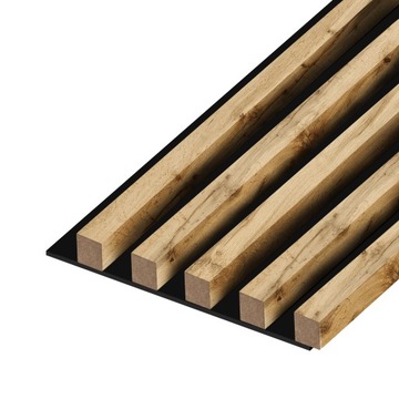 LAMELE SLIM 16x16 NA PŁYCIE ŚCIENNE 5 LAMELI 2 MODUŁY RÓŻNE KOLORY WOTAN