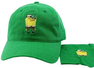 Czapka daszkiem męska młodzieżowa SpongeBob Kanciastoporty Gratis naszywka