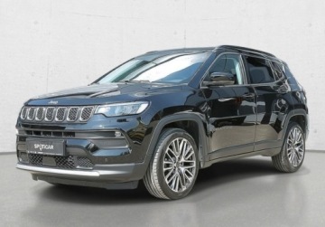 Jeep Compass II SUV Facelifting 1.5 MHEV T4 130KM 2022 Jeep Compass Salon Polska 1.5 MHEV Serwsiowany w ASO Gwarancja RIA