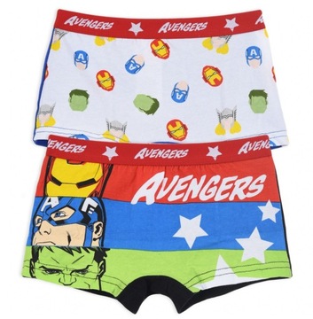 Bokserki chłopięce Marvel Avengers 2-pak 116/128