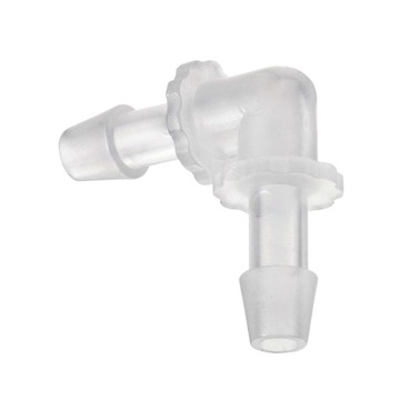 KOLANKO PLASTIKOWE DO WĘŻY SPRYSKIWACZY 4x4 4mm