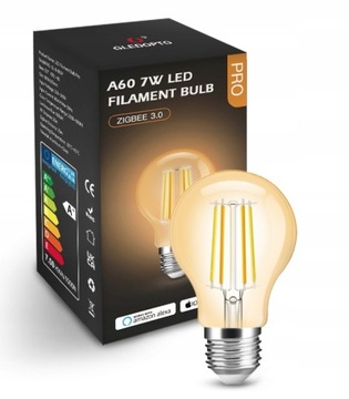 Żarówka 7W CCT Amber A60 ZigBee GL HUE TUYA