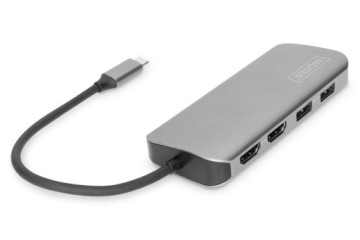 Док-станция USB Type C 8 портов для двух мониторов