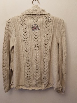 ODD MOLLY DAMSKI SWETER R.M/40 SWETR AŻUROWY GOLF