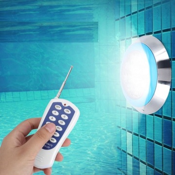 LAMPA DO BASENU BASENOWA 12LED Z PILOTEM 12W