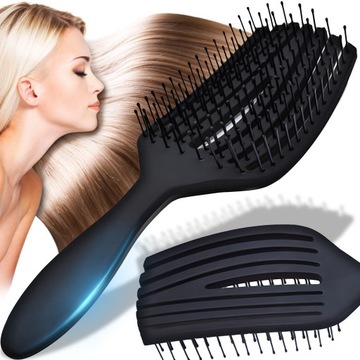 SZCZOTKA DO WŁOSÓW ROZCZESYWANIA PROFILOWANA