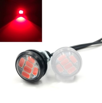 CZERWONE ŚWIATŁO STOP 6 LED OCZKO EAGLE EYE