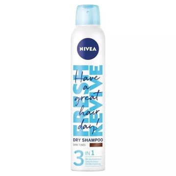 Nivea Fresh Revive suchy szampon dla brunetek 200m