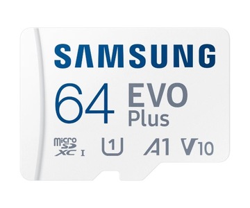Karta pamięci Samsung EVO Plus 64GB microSDXC 130MB/s UHS-I U1 A1 +adapter