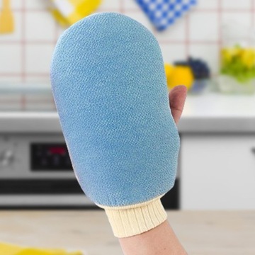 Rękawiczki do szorowania ciała, ściereczka złuszczająca, myjka do kąpieli, szara