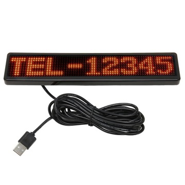 Светодиодная матричная панель 12х72 точек Управление