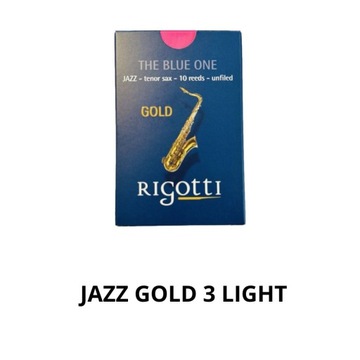 Stroik Rigotti Gold Jazz 3 light saksofon tenorowy