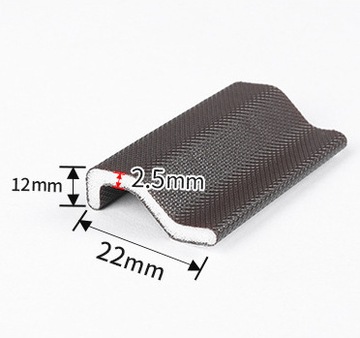 Самоклеящийся оконный уплотнитель ПВХ противосквозной, 4 м.