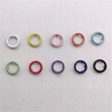 Набор застежек 10 цветов с булавками.