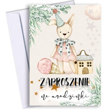 ZAPROSZENIA NA ROCZEK 10szt URODZINY PRZYJĘCIE 122