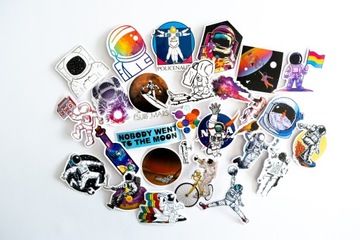 СТИКЕР БОМБА СТИКЕР МИКС СТИКЕР 50 ШТ. КОСМОС