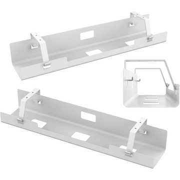 Organizer kabli pod blat biurka biały długi 60cm