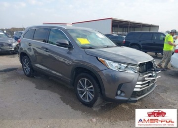 Toyota Highlander II 2018 Toyota Highlander XLE, V6, od ubezpieczalni 3.5 Benzyna 295KM