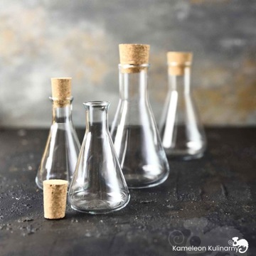 ГРАФИН СТЕКЛЯННЫЙ С ПРОБКОЙ для МАСЛЯНОГО УКСУСА 250мл 2 шт.