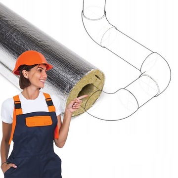 Otulina z wełny w folii alu POOLWOOL AL 70/30 1MB