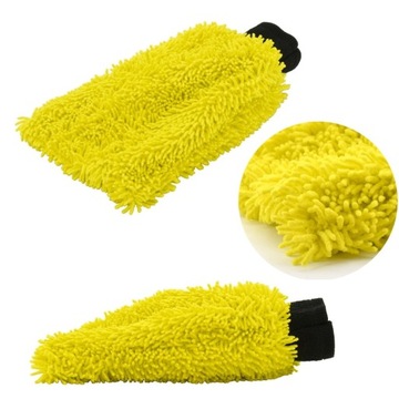 Перчатки для мойки автомобилей, автомобильные стекла, диски, окна, деликатная микрофибра