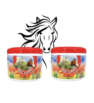 Żel Maść końska rozgrzewająca Editt 500 ml