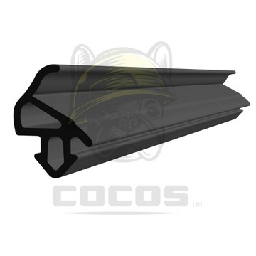 Уплотнитель окон ПВХ S-1559 ALUPLAST ЧЕРНЫЙ 1м