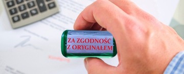 Отпечатка для соответствия оригинальной Trodat 8912 в офисную компанию Zielona