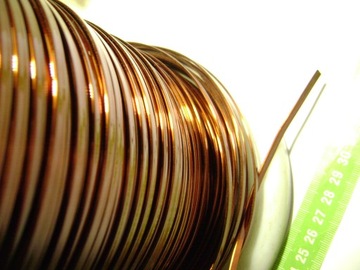 Drut płaski miedziany bednarka nawojowy DNE 5mm2